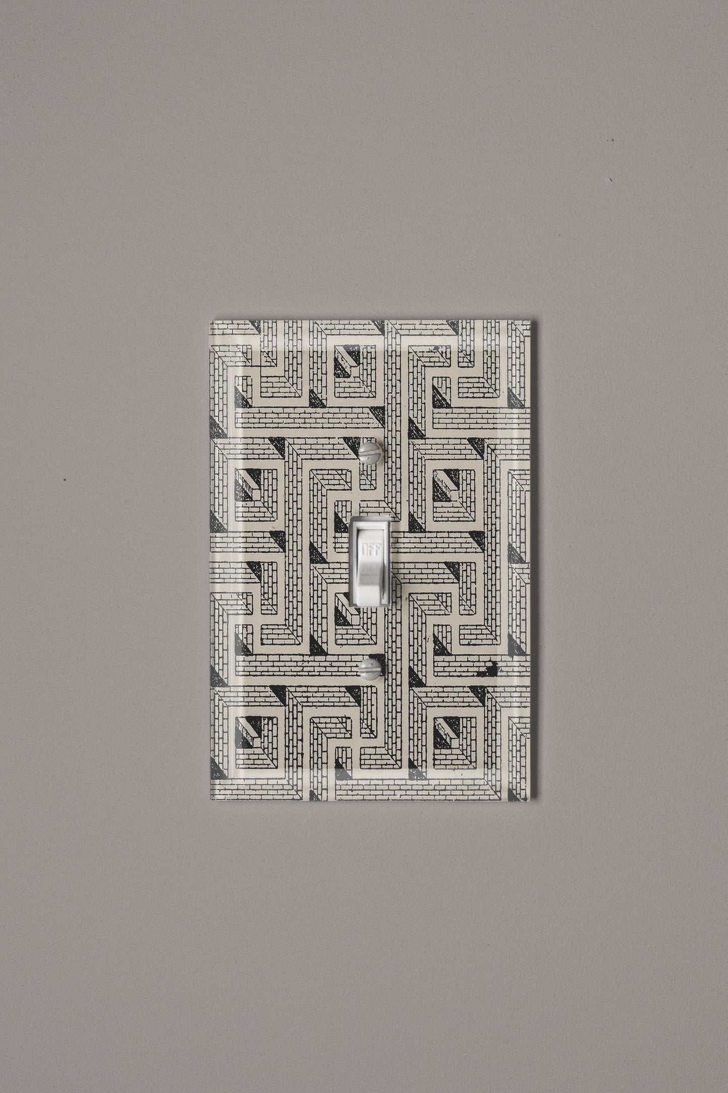 Maze Switch Plate Cover