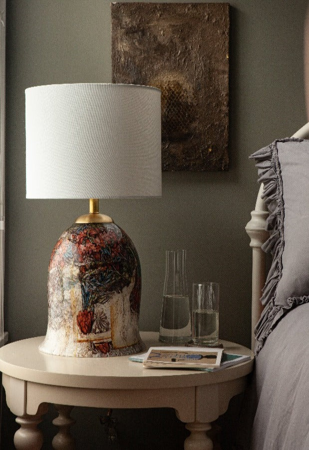 The Garden Decoupage Lamp