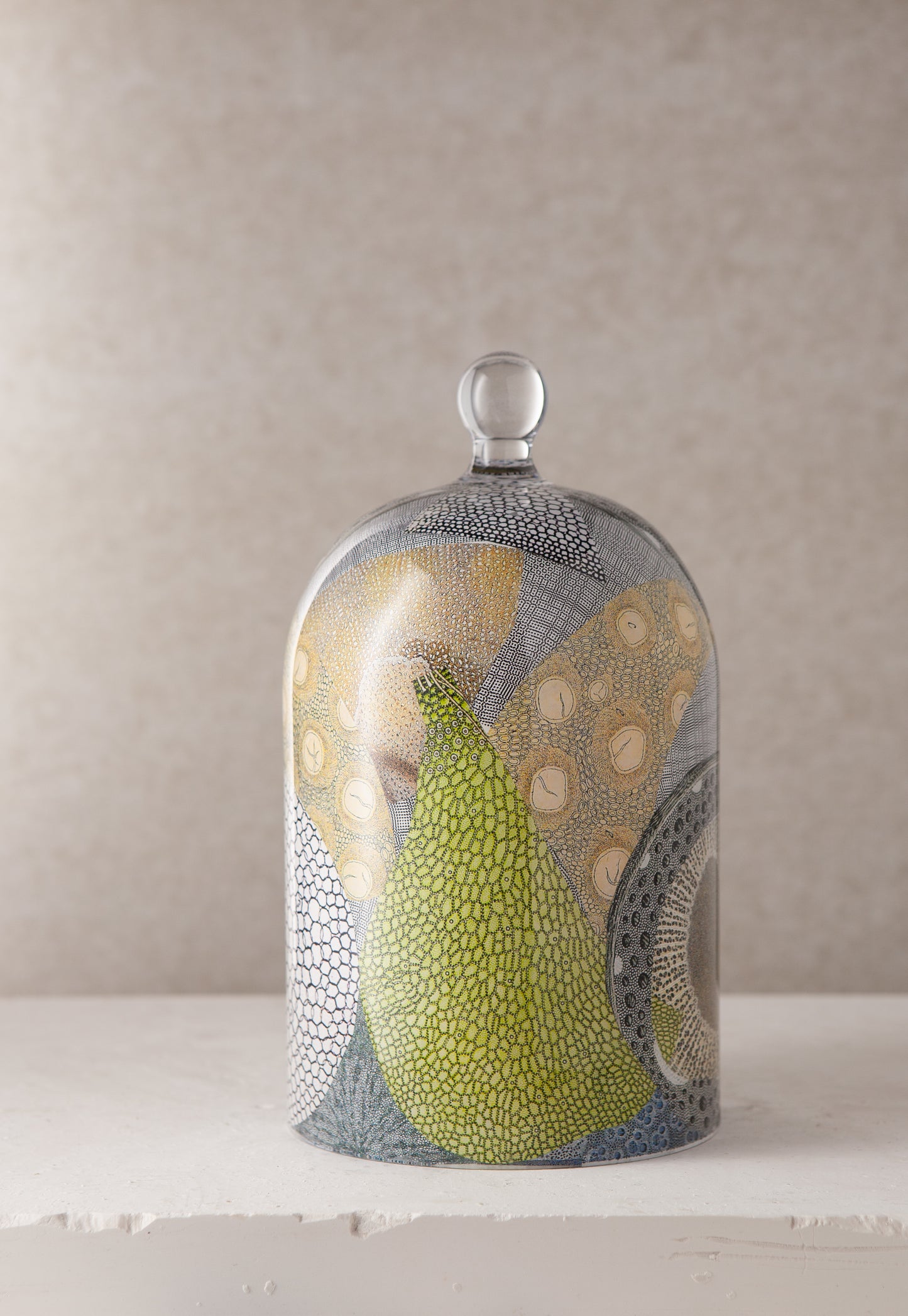 Heather Decoupage Bell Jar