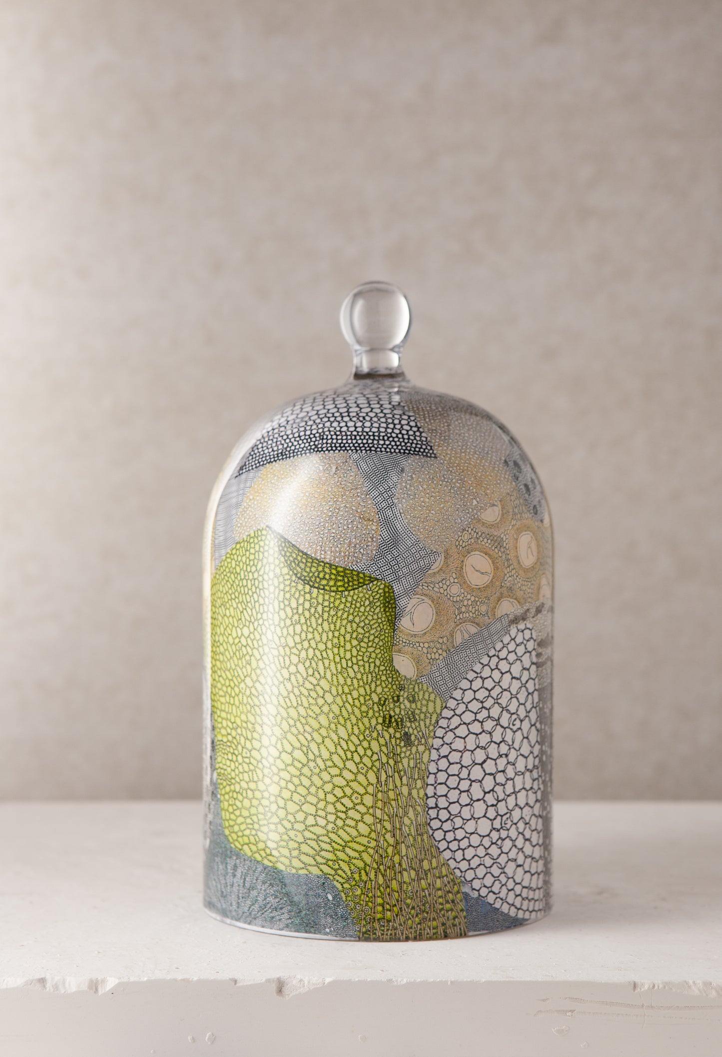 Heather Decoupage Bell Jar