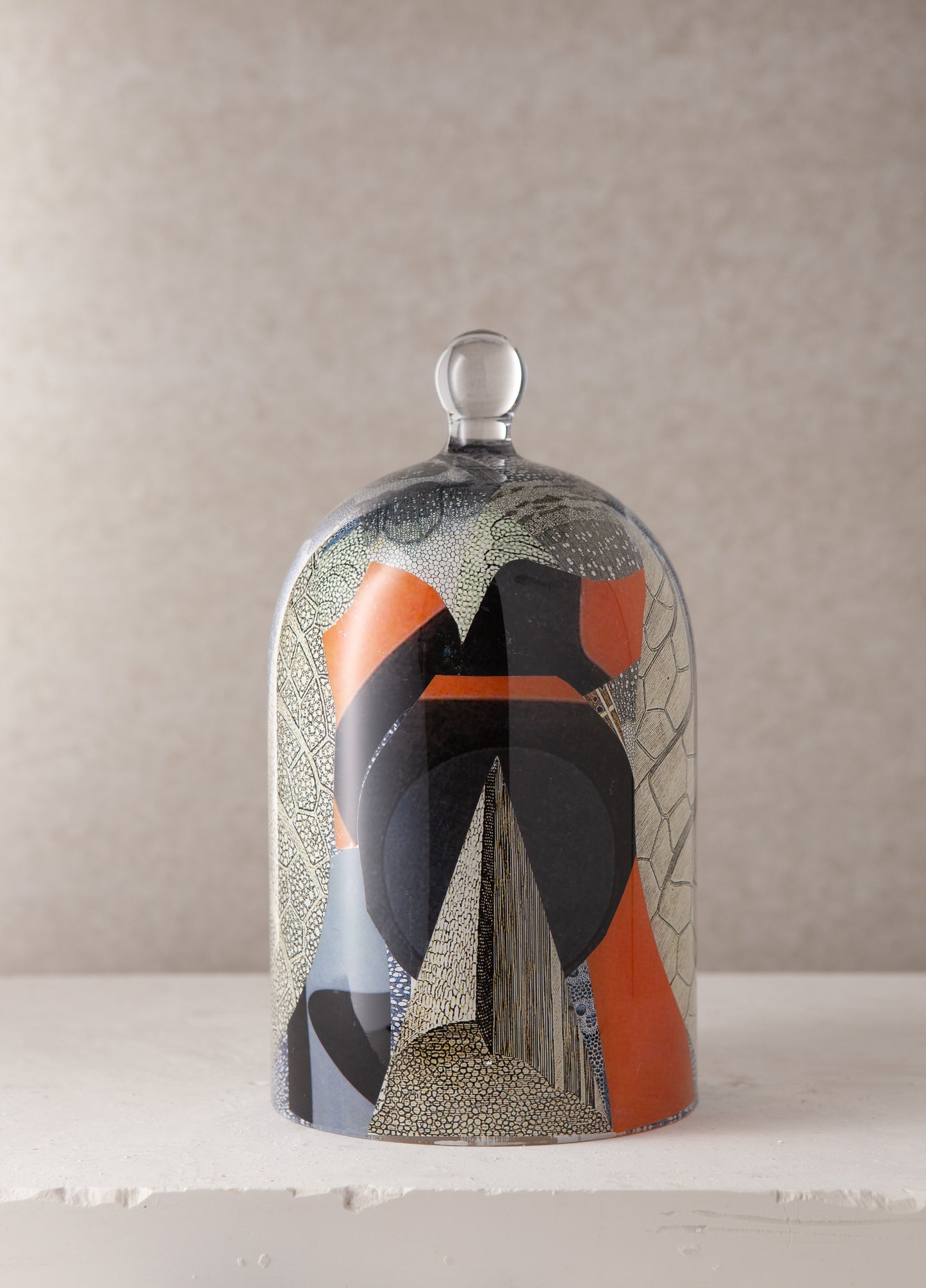 Cicada Decoupage Bell Jar