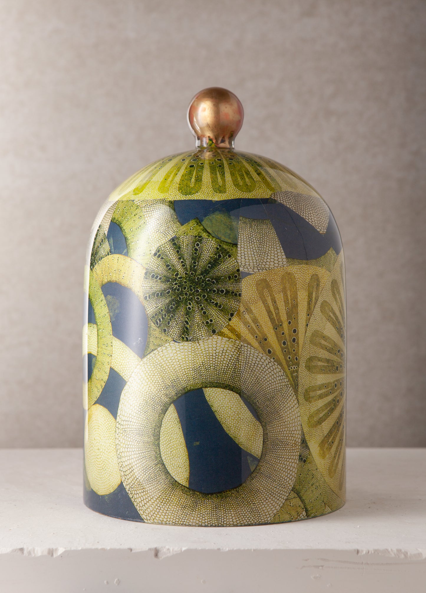 Green Space II Decoupage Bell Jar