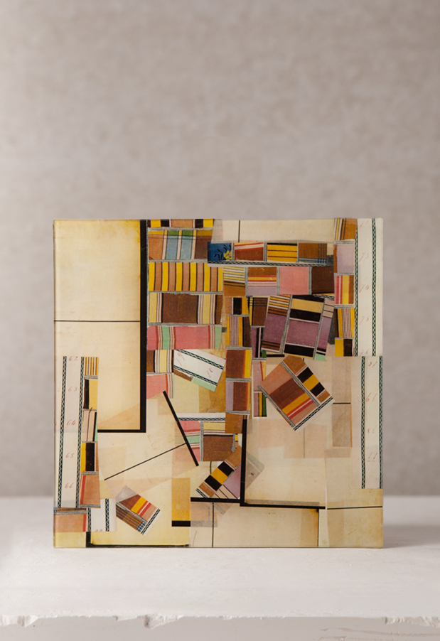 Corner Decoupage Plate