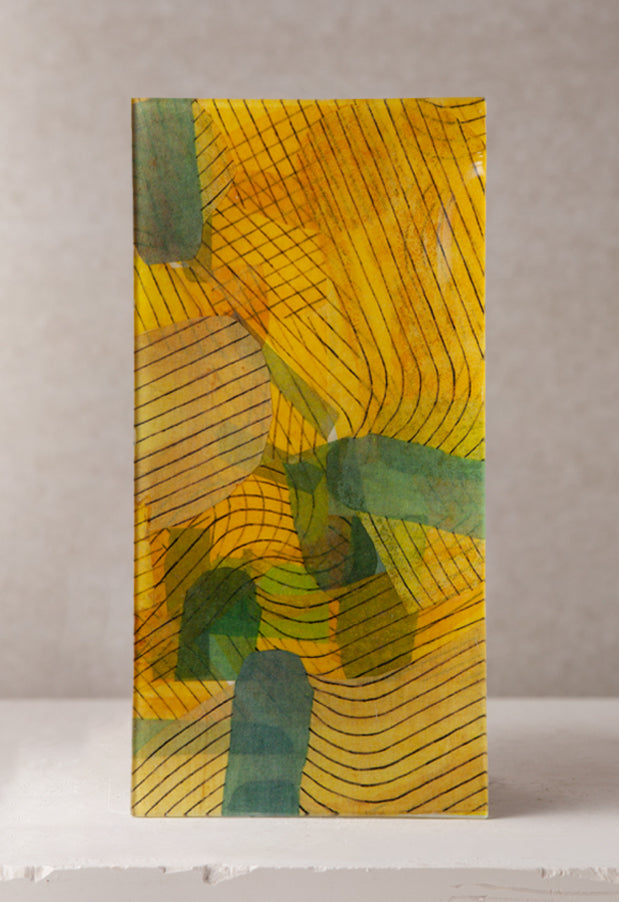 Mellow Yellow Decoupage Plate