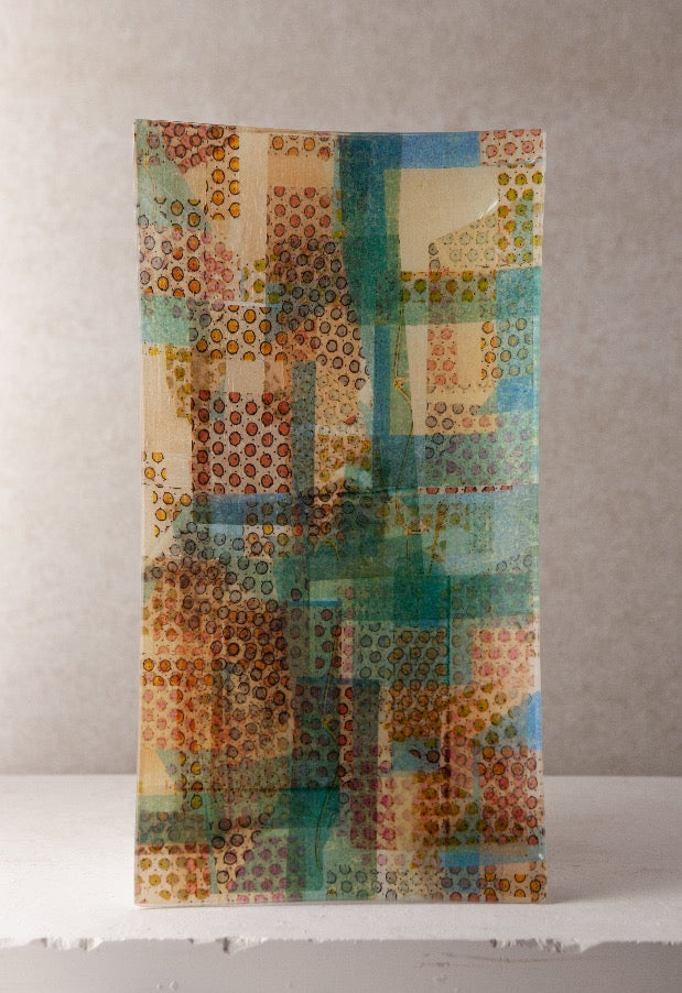 Dots- Decoupage Plate