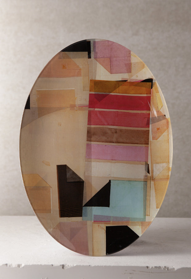 Xylophone Decoupage Plate
