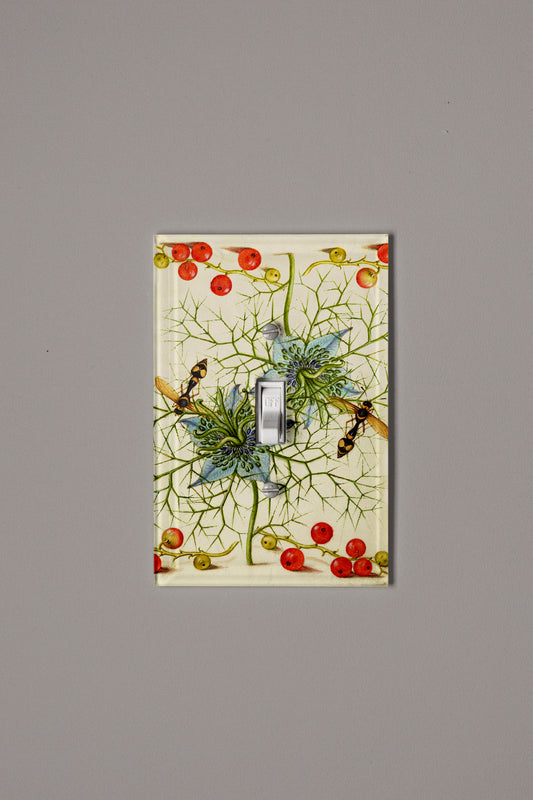 Spider, Wasp, and Red Currant Switch Plate Cover