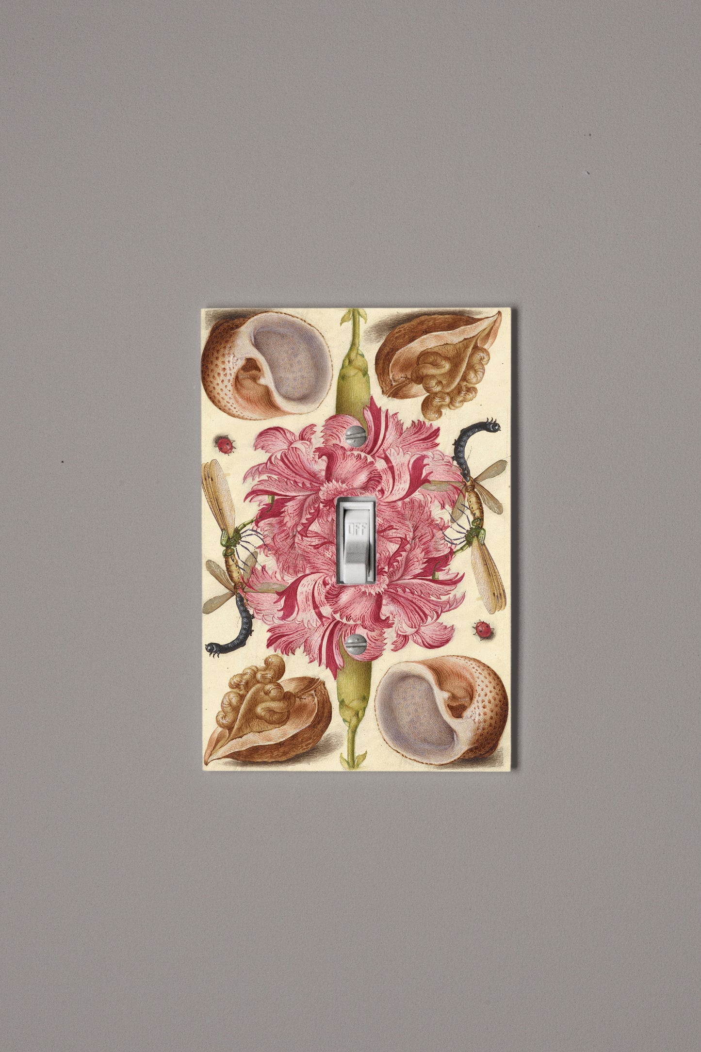 Carnation Switch Plate