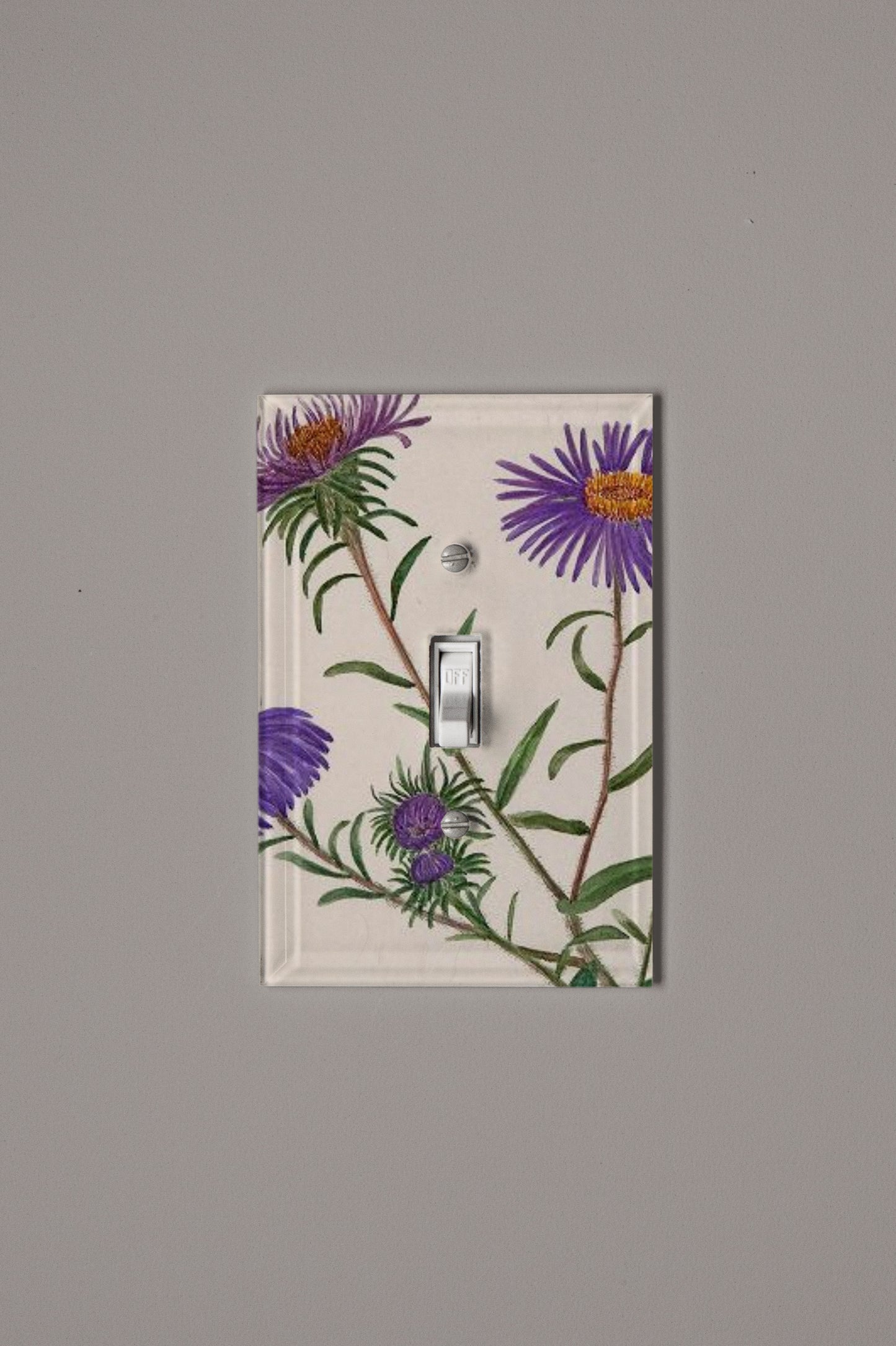 Spring Purple Switch Plate Cover