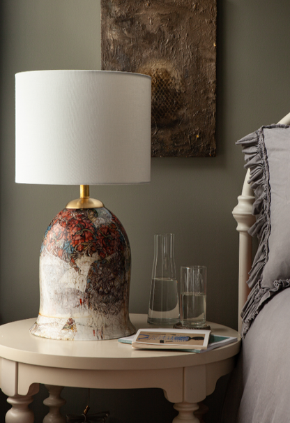 The Garden Decoupage Lamp
