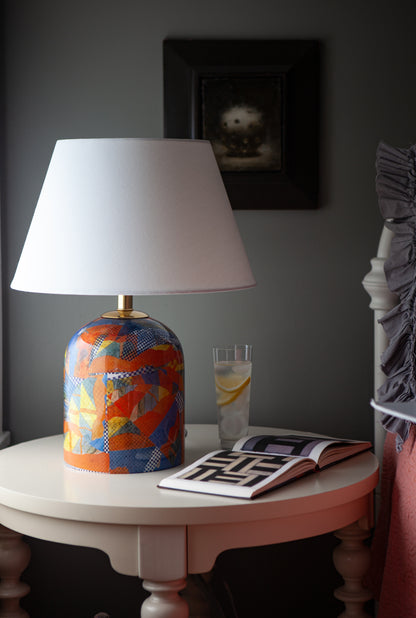 Top Tomato Dance Decoupage Lamp