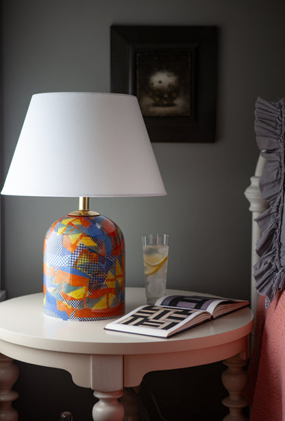Top Tomato Dance Decoupage Lamp