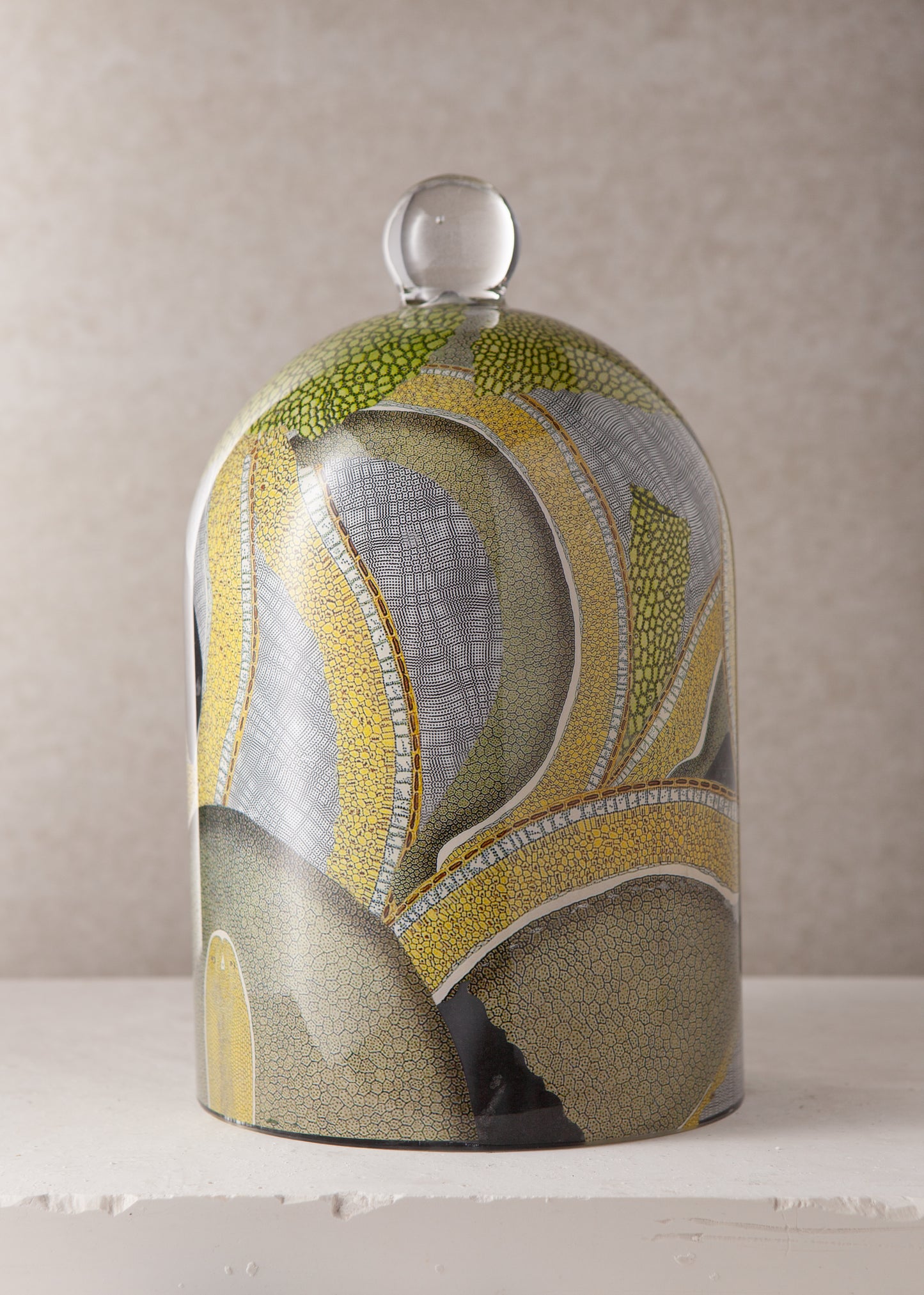 Moray Decoupage Bell Jar
