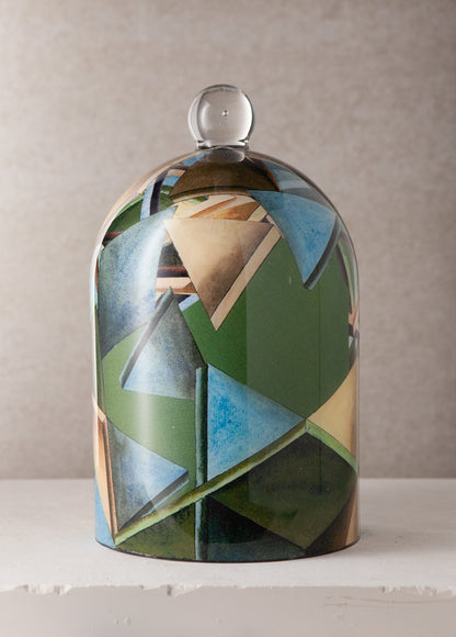 Geometry Decoupage Bell Jar