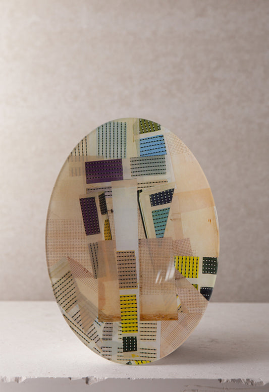 Hopscotch Decoupage Plate