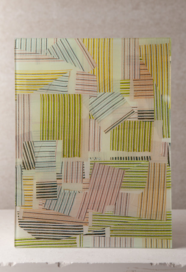 Ribbon Candy Decoupage Plate